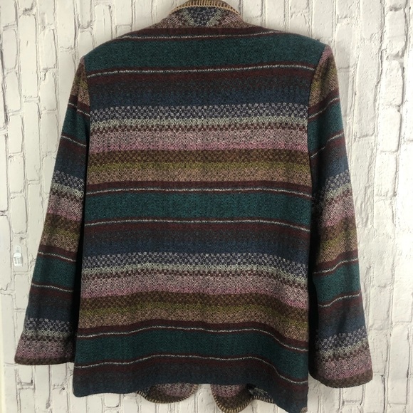 Vintage David Paul New York southwest Aztec print blazer jacket size medium - Picture 5 of 9